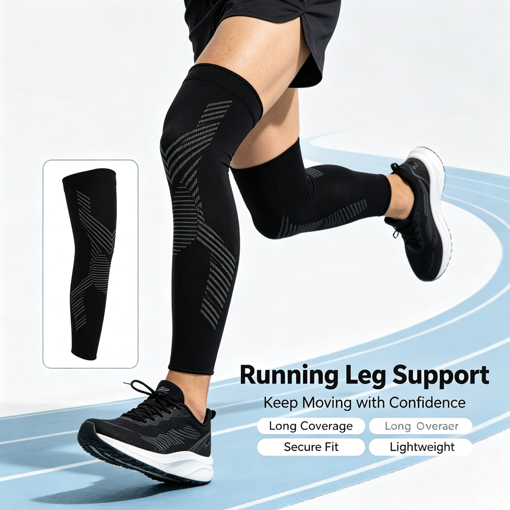Compression Sleeve Calf - 1/2 sztuki – długie kompresyjne ochraniacze