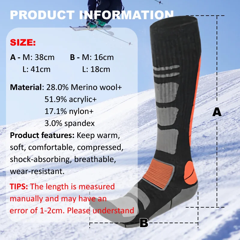 1 Para Skarpet Narciarskich z  – Thermal Sock Winter recenzja i cena